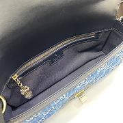 Gucci Luce Small Shoulder Bag Denim 27.5x12.5x6.5cm - 3