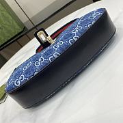 Gucci Moon Side Mini Shoulder Bag Denim 24x12x5cm - 3