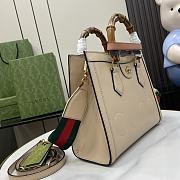 Gucci Diana Small Tote Bag Light Beige 27x24x11cm - 5