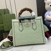 Gucci Diana Small Tote Bag Light Green 27x24x11cm - 1