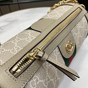 Gucci Ophidia Small Shoulder Bag Beige 24x12x12cm - 3