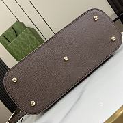 Gucci Ophidia Medium Top Handle Bag Brown 34x27.5x15cm - 5