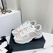 Chanel Sneakers Tweed, Suede Calfskin - 3