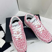 Chanel Sneakers Fabric Pink - 2