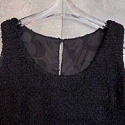 Chanel Tweed Dress Black And White - 5