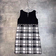 Chanel Tweed Dress Black And White - 2