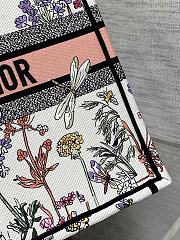 Dior Large Book Tote White Multicolor Herbarium 42 x 35 x 18.5 cm - 6