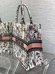 Dior Large Book Tote White Multicolor Herbarium 42 x 35 x 18.5 cm - 5