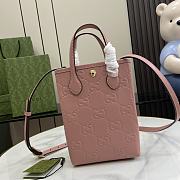 Gucci GG Super Mini Bag With Strap Pink 15x20x5cm - 1