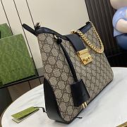 Gucci Padlock GG Medium Shoulder Bag Black 32.5x24x5.5cm - 5