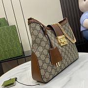 Gucci Padlock GG Medium Shoulder Bag Brown 32.5x24x5.5cm - 3