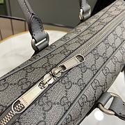 Gucci Ophidia Medium GG Briefcase Grey 36.5x29x7.5cm - 3