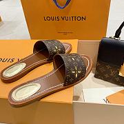 Louis Vuitton LV Lock It Flat Mules Brown - 5