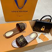 Louis Vuitton LV Lock It Flat Mules Brown - 3