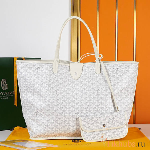 Goyard Anjou GM Bag White 40x20x34cm - 1