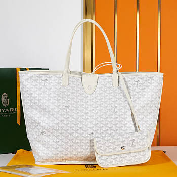 Goyard Anjou GM Bag White 40x20x34cm