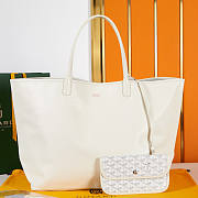 Goyard Anjou GM Bag White 40x20x34cm - 3