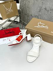 Christian Louboutin Miss Jane 55mm White Sandal - 3