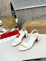 Christian Louboutin Miss Jane 55mm White Sandal - 2