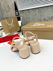 Christian Louboutin Miss Jane 55mm Beige Sandal - 5