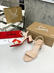 Christian Louboutin Miss Jane 55mm Beige Sandal - 4