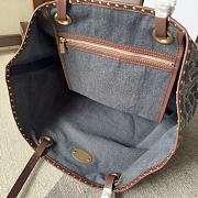 Celine Macadam Denim Tote Bag 48x37cm - 6