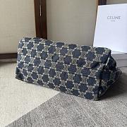 Celine Macadam Denim Tote Bag 48x37cm - 3