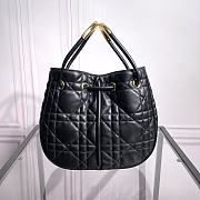 Dior Medium Nolita Bag Black Lambskin 27x25x5cm - 5