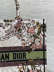 Dior Large Book Tote Ecru Multicolor 4 Saisons Automne Soleil 42cm - 3