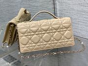 Dior Mini Miss Bag Cannage Lambskin Beige 21 x 11.5 x 4.5 cm - 4