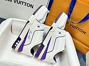 Louis Vuitton LV Trainer White Purple Sneaker - 4