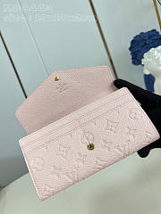 Louis Vuitton LV Sarah Wallet Pink 19 x 10.5 x 2 cm - 2