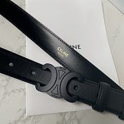 Celine Belt Black 2.5cm - 5