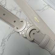 Celine Belt White 2.5cm - 3