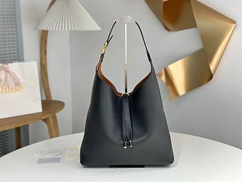 Chloe Marcie Hobo Bag Black 36x29x10cm