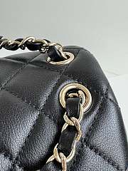 Chanel Backpack Black Gold Hardware 18x18x12cm - 3