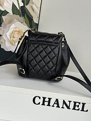 Chanel Backpack Black Gold Hardware 18x18x12cm - 2