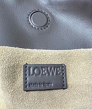 Loewe Mini Flamenco Clutch Bag Brown 23.9x18x9cm - 6