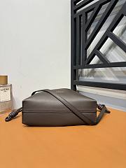 Loewe Mini Flamenco Clutch Bag Brown 23.9x18x9cm - 4