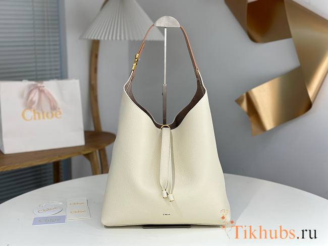 Chloe Marcie Hobo Bag White 36x29x10cm - 1