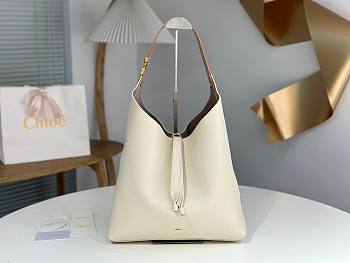 Chloe Marcie Hobo Bag White 36x29x10cm