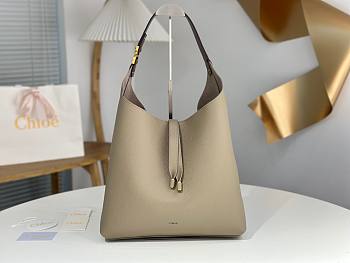 Chloe Marcie Hobo Bag Grey 36x29x10cm