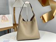 Chloe Marcie Hobo Bag Grey 36x29x10cm - 3