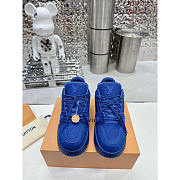 Louis Vuitton LV Trainer Maxi Sneaker Blue - 4