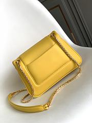 Bvlgari Serpenti Bag Calfskin Yellow 22.5x15x7cm - 3