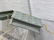 Dior Caro Every Pouch Stone Gray 19x14x3cm - 6