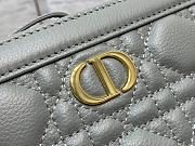 Dior Caro Every Pouch Stone Gray 19x14x3cm - 5