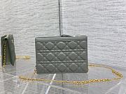 Dior Caro Every Pouch Stone Gray 19x14x3cm - 2