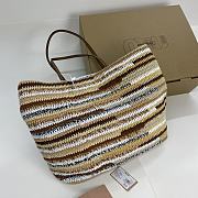 Miu Miu Crochet Tote Bag Natural 40x34x16cm - 2