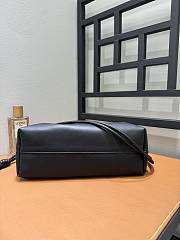 Loewe Flamenco Purse Bag Mellow Black Lambskin 30x20x10.5cm - 2